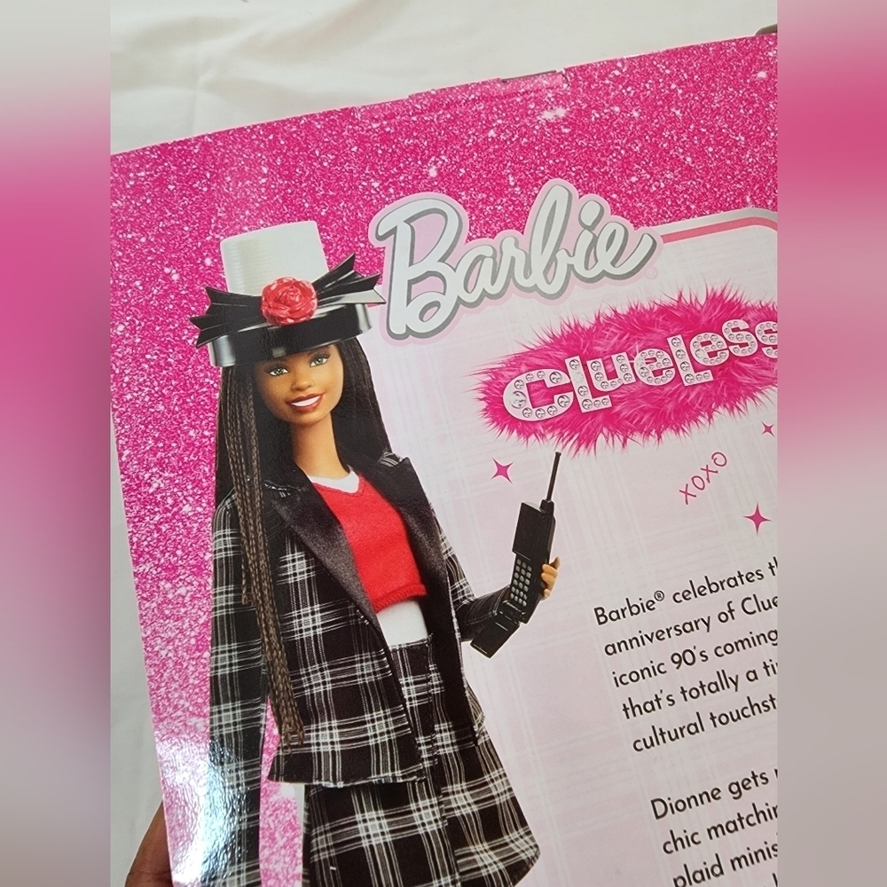 NRFB Clueless Dionne Barbie Doll Black Plaid NIB NWT - Picture 8 of 15